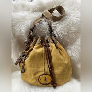 Fossil Bucket Bag